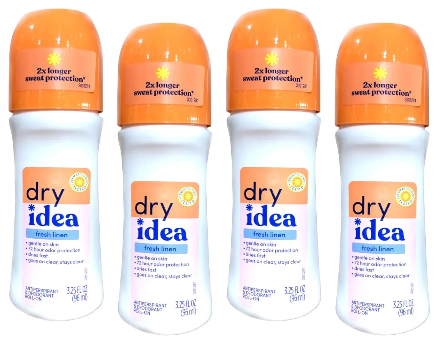 Антиперспирант-дезодорант Dry Idea Fresh, набор 4 шт., 368.4 г