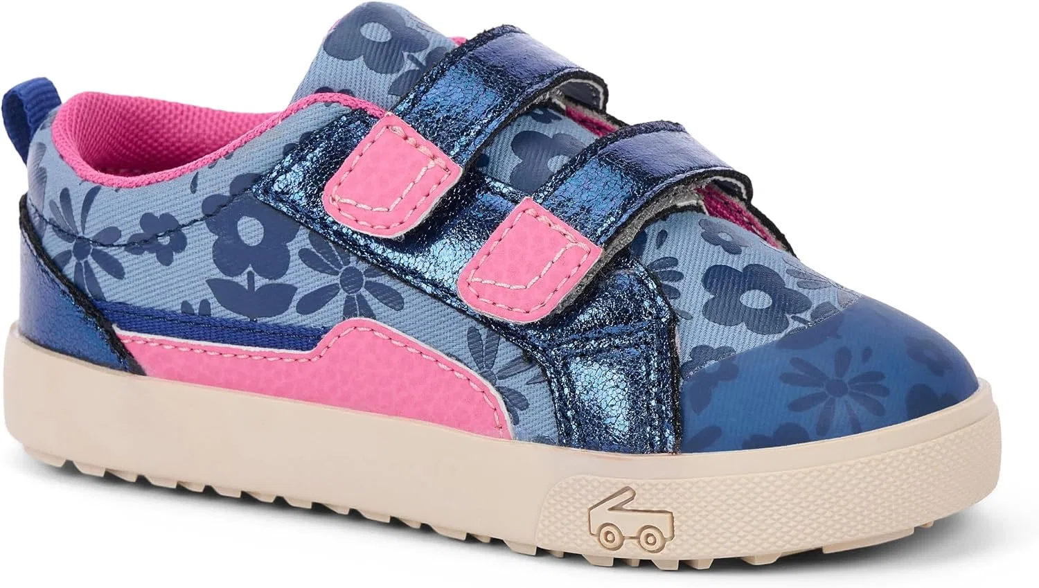 Детские кроссовки для девочек Riley See Kai Run, Blue Floral — фото 4