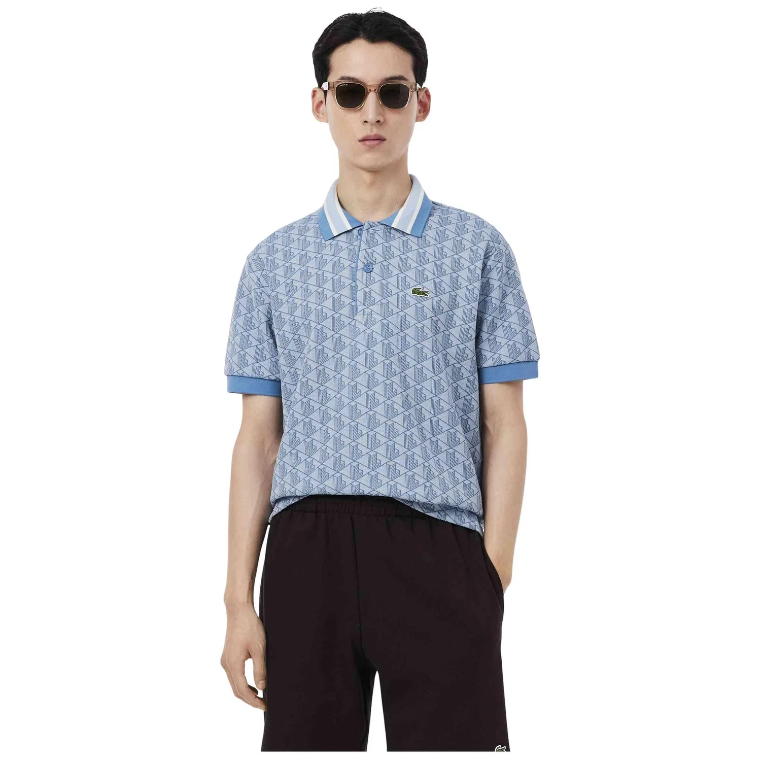 Мужское поло с коротким рукавом Lacoste DH14171QI, BLAU