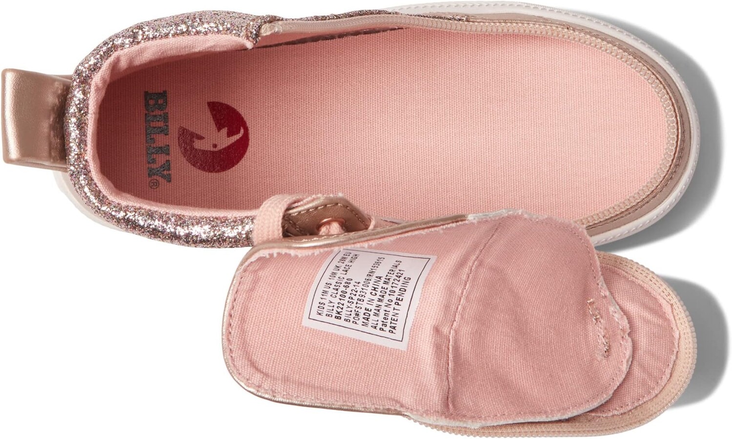 Кроссовки Classic Lace High BILLY Footwear Kids, цвет Rose Gold Unicorn — фото 2