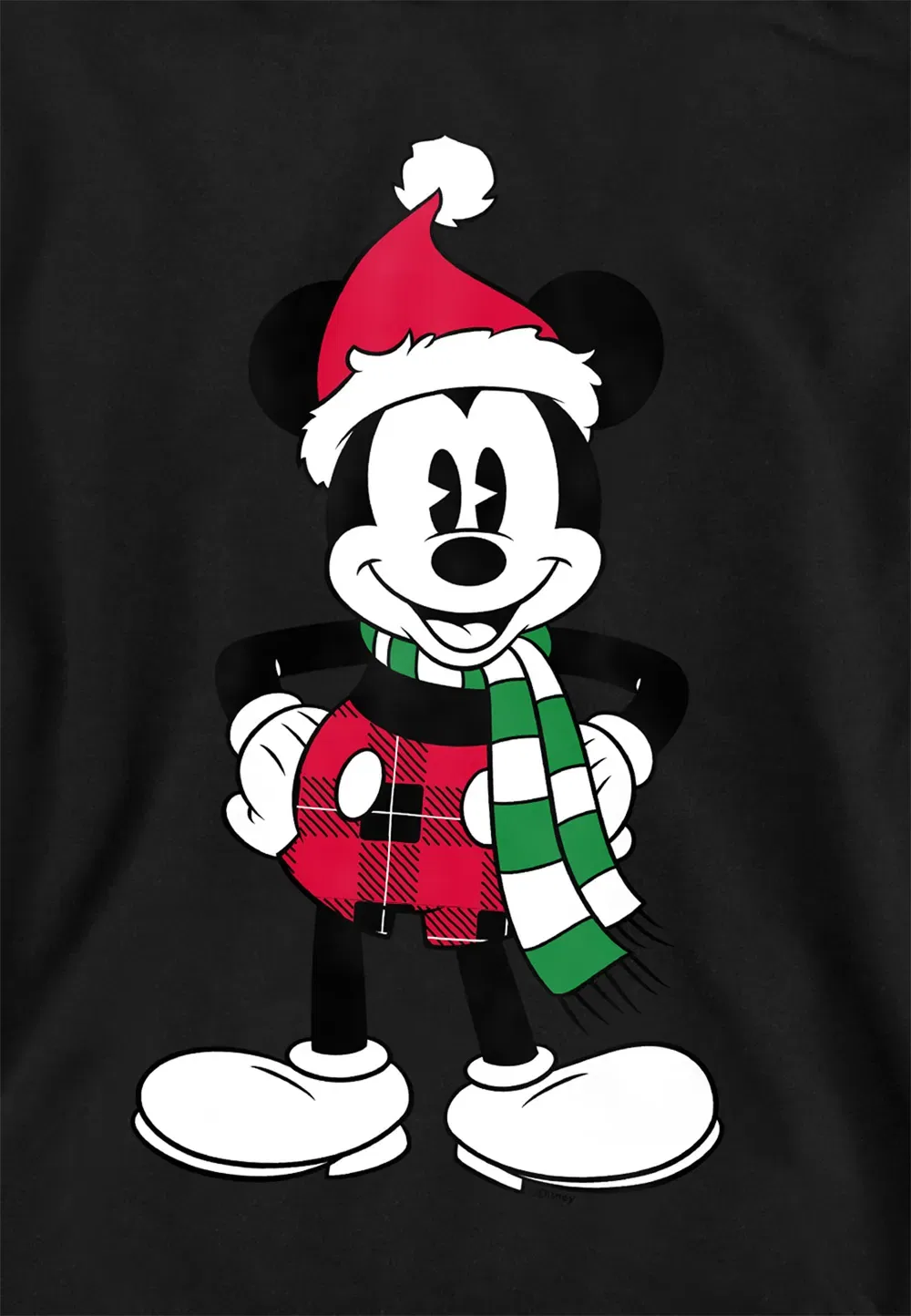 Детский худи с принтом Mickey Mouse, черный, Disney, черный — фото 2
