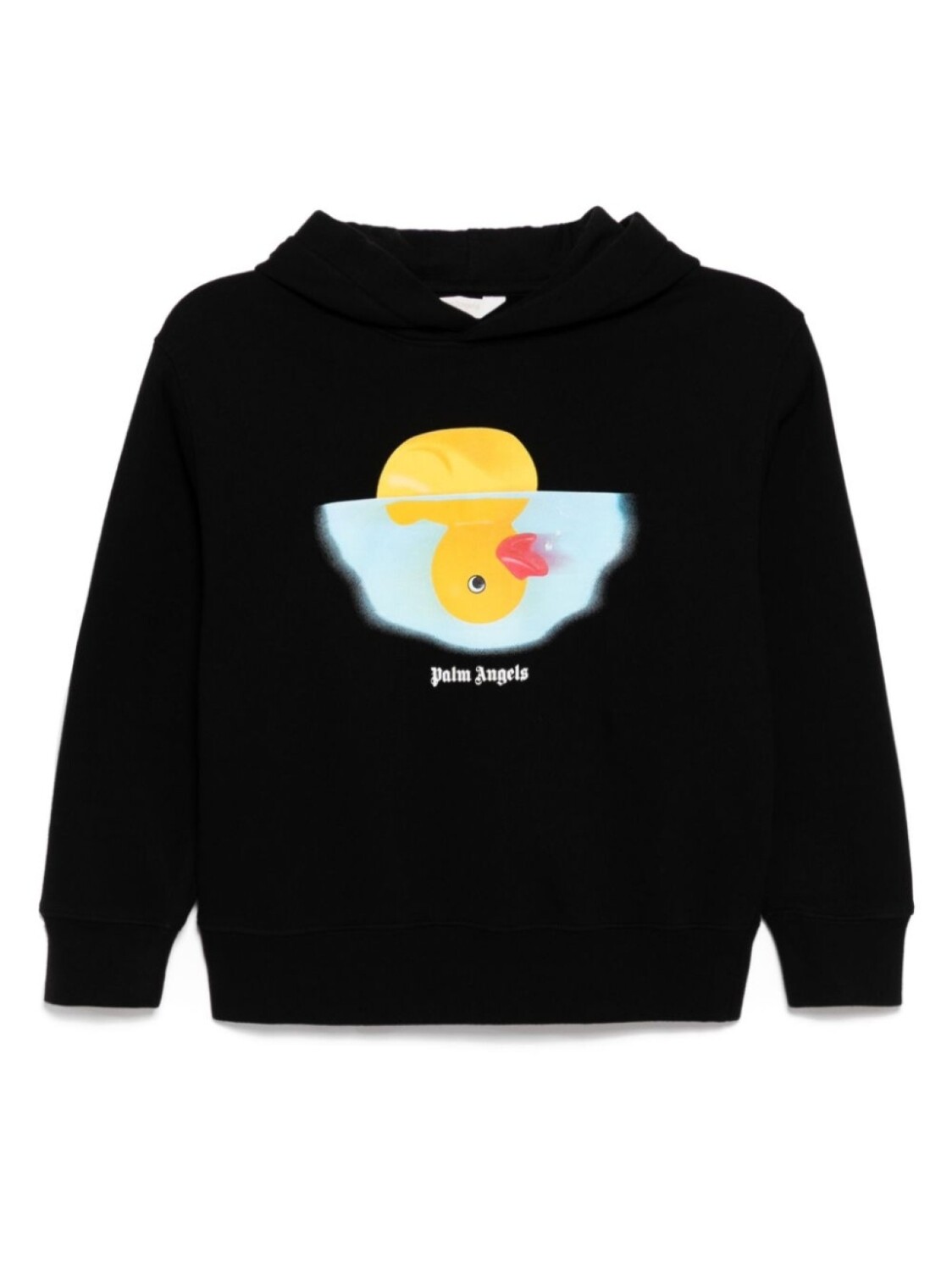 

Толстовка с капюшоном «Резиновая уточка» Palm Angels Kids, черный