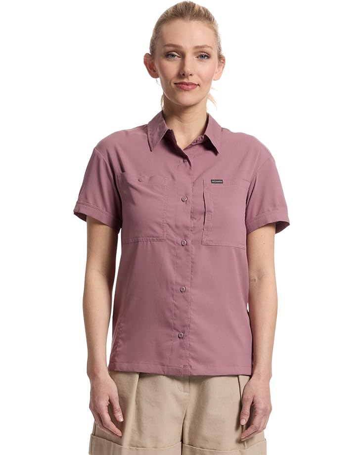 

Рубашка Columbia Silver Ridge Utility Short, цвет Fig
