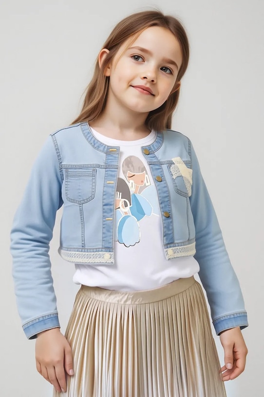 

Детская джинсовая куртка Mayoral, синий