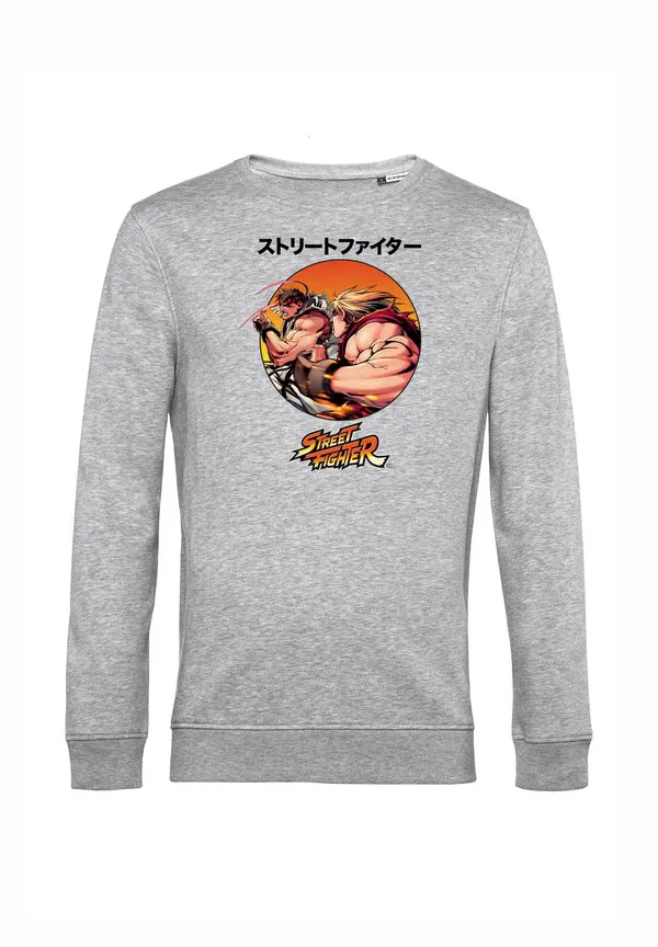 

Толстовка с изображением битвы рю и кена Henry Tiger, Heather Grey, Серый, Толстовка с изображением битвы рю и кена Henry Tiger, Heather Grey