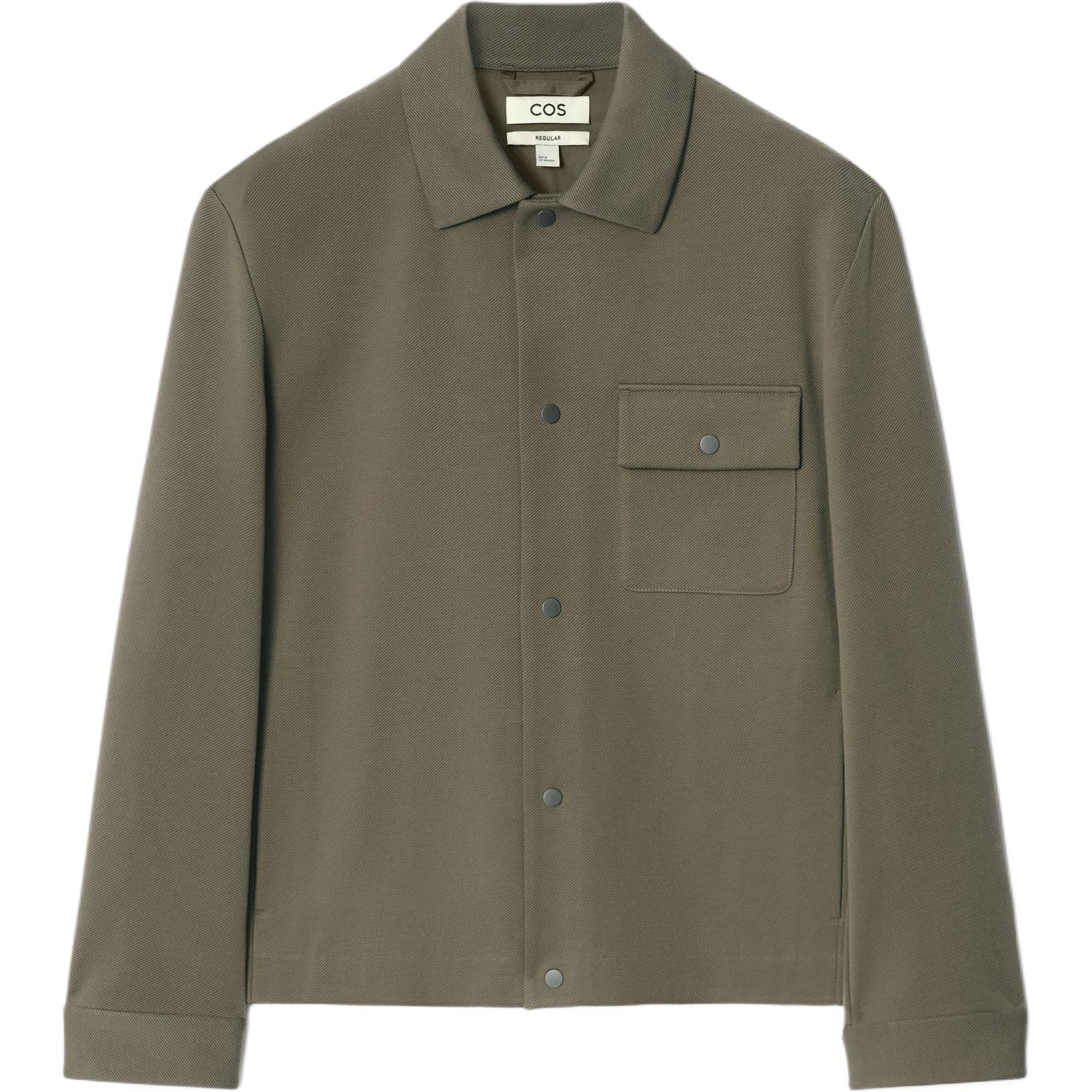 

COS Куртка мужская хаки зеленая, Khaki Green