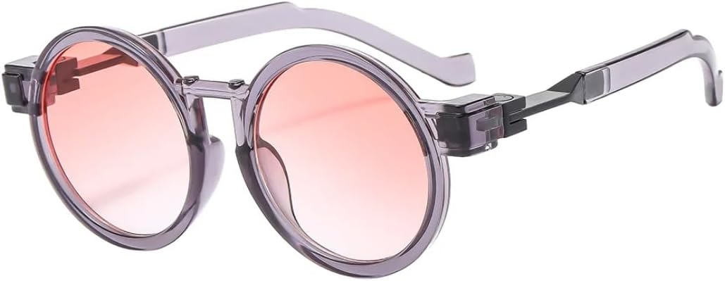 

Круглые женские солнцезащитные очки в стиле стимпанк, роскошные солнцезащитные очки с защитой от УФ-излучения UV400, модные дизайнерские мужские солнцезащитные очки SZVVBKK, Gray