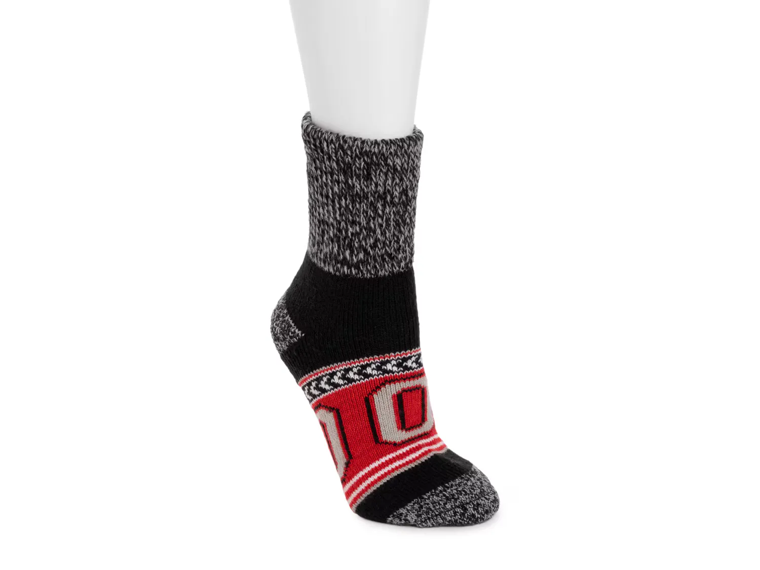 

Носки Game Day Unisex Heat Retainer Short Crew Socks Muk Luks, цвет ohiostate