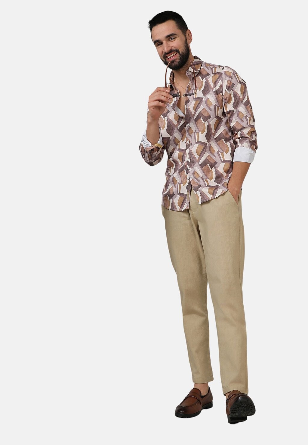 

Рубашка CASUAL EASTON Campus Sutra, мультиколор
