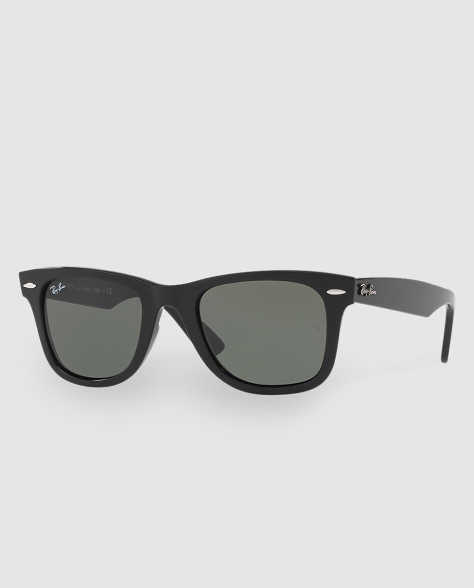 

Черные квадратные солнцезащитные очки Wayfarer Ray-Ban, черный