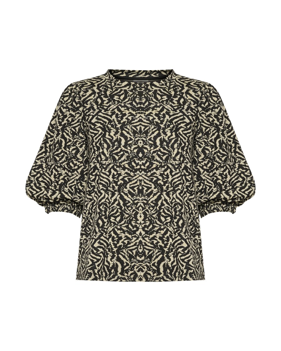 

Блузка с коротким рукавом Kaffe Blouse Janna, кремовый