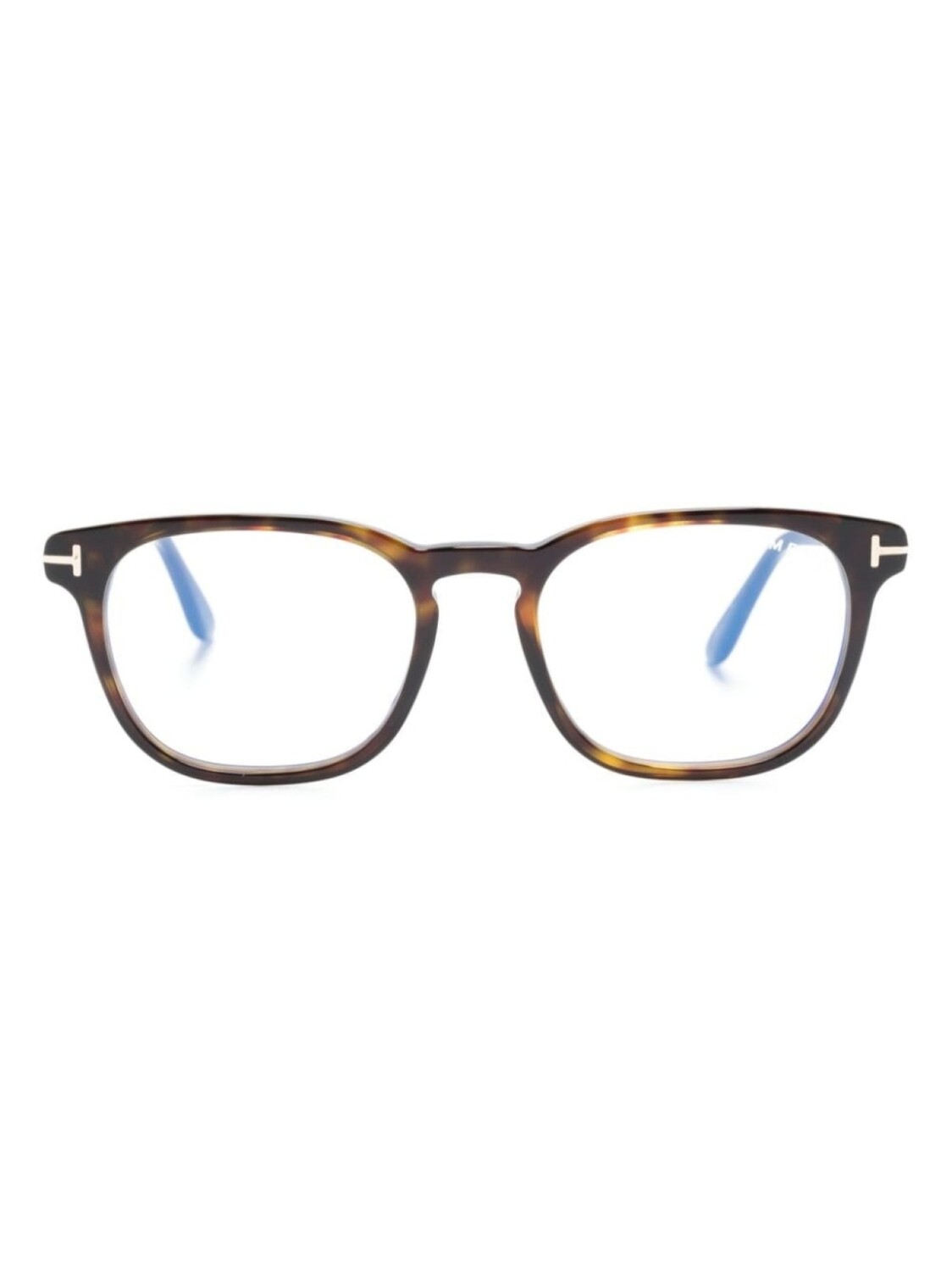 

TOM FORD Eyewear очки Blue Block в квадратной оправе, коричневый