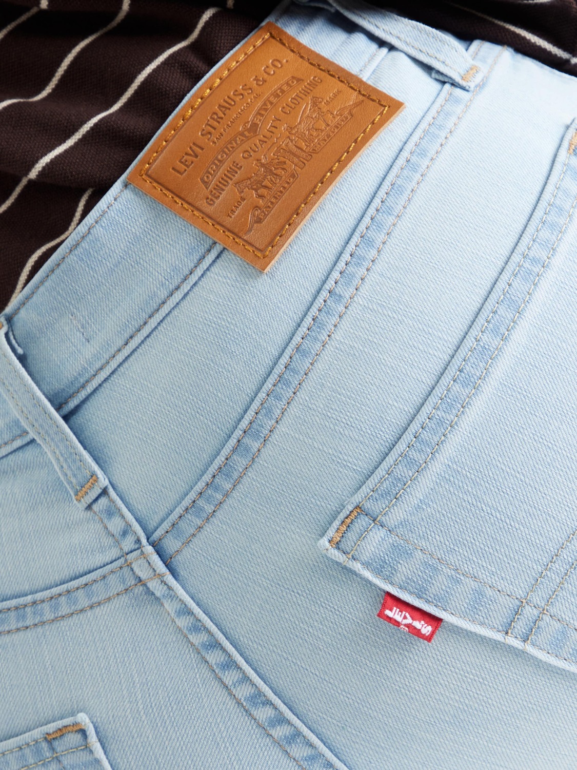 LEVI'S  Скинни джинсы '721 High Rise Skinny Jeans' в светло-голубом цвете — фото 2