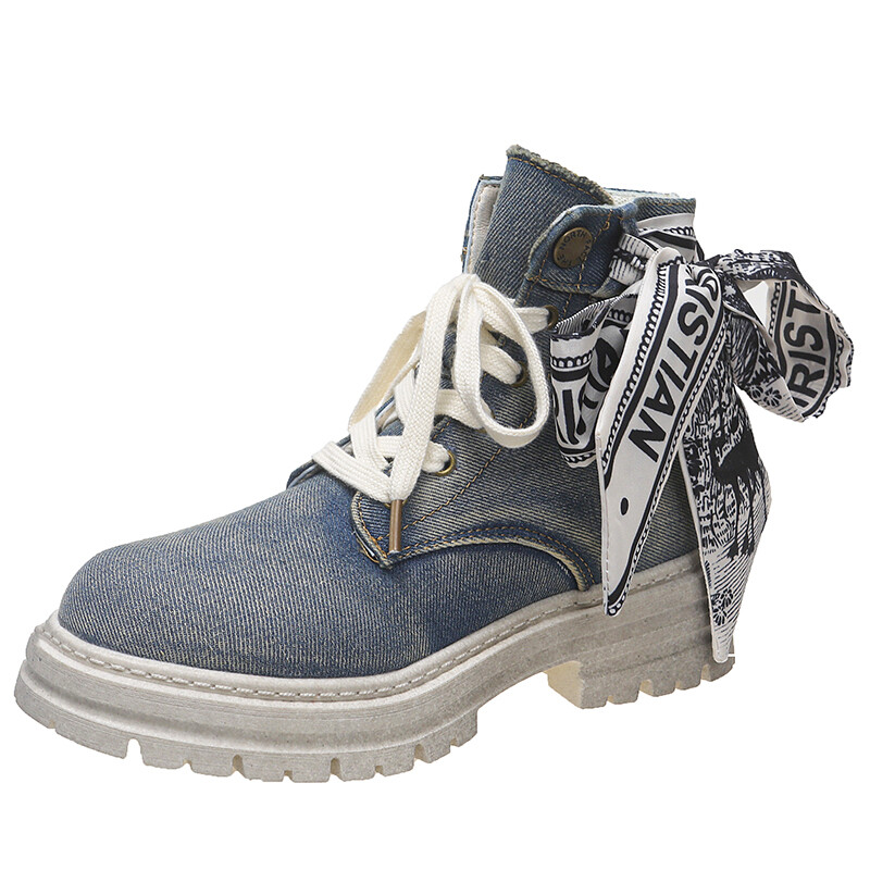 

Ботинки Martin Boot женские Lianghuo, синий
