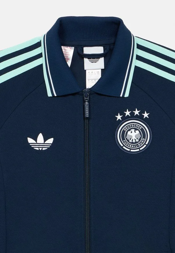 Детская толстовка на молнии с гимном германии для выездных матчей Adidas Originals, Collegiate Navy — фото 4
