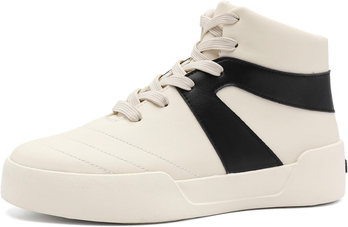 

Мужские высокие кеды в ретро-уличном стиле, мягкая кожа, повседневные кроссовки, простые и стильные, ретро-мода, мужские спортивные туфли, подходят для школы, свиданий, работы и активного отдыха на улице Houdbdol, белый