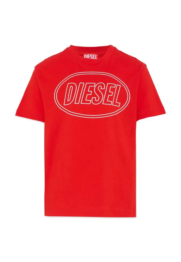 Футболка с принтом «корота» Diesel, Red