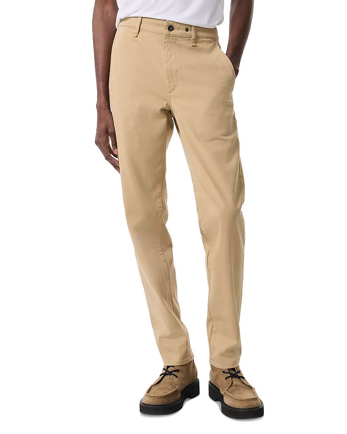 

Брюки Fit 2 Stretch из твила rag & bone, коричневый/бежевый