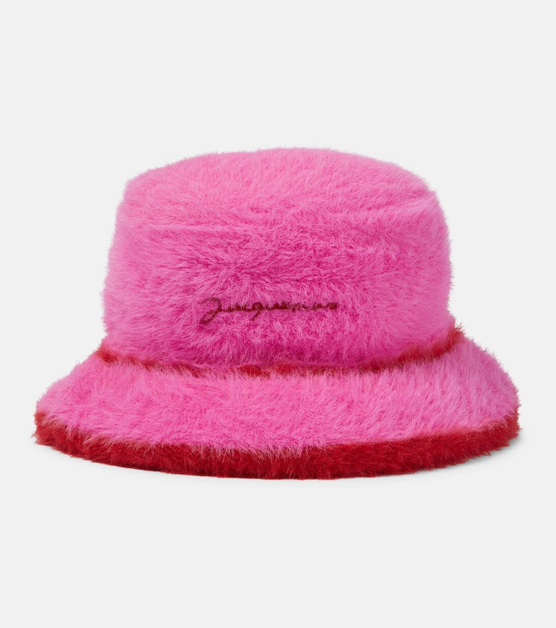 

Панама Le Bob Neve из искусственного меха Jacquemus, розовый