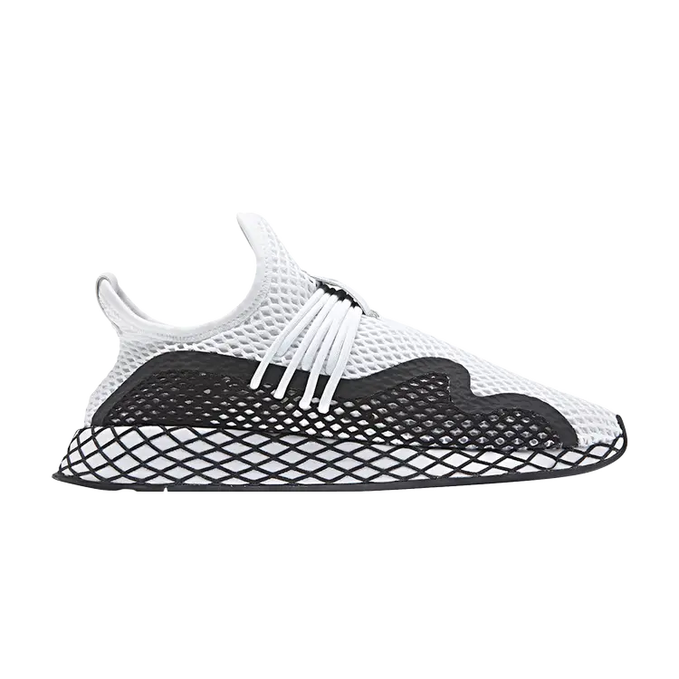 

Кроссовки Adidas Deerupt S 'White Black', белый, Белый;серый, Кроссовки Adidas Deerupt S 'White Black', белый