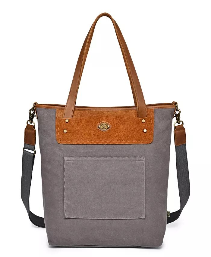 

Сумка-тоут из холста Valley Oak TSD BRAND, серый