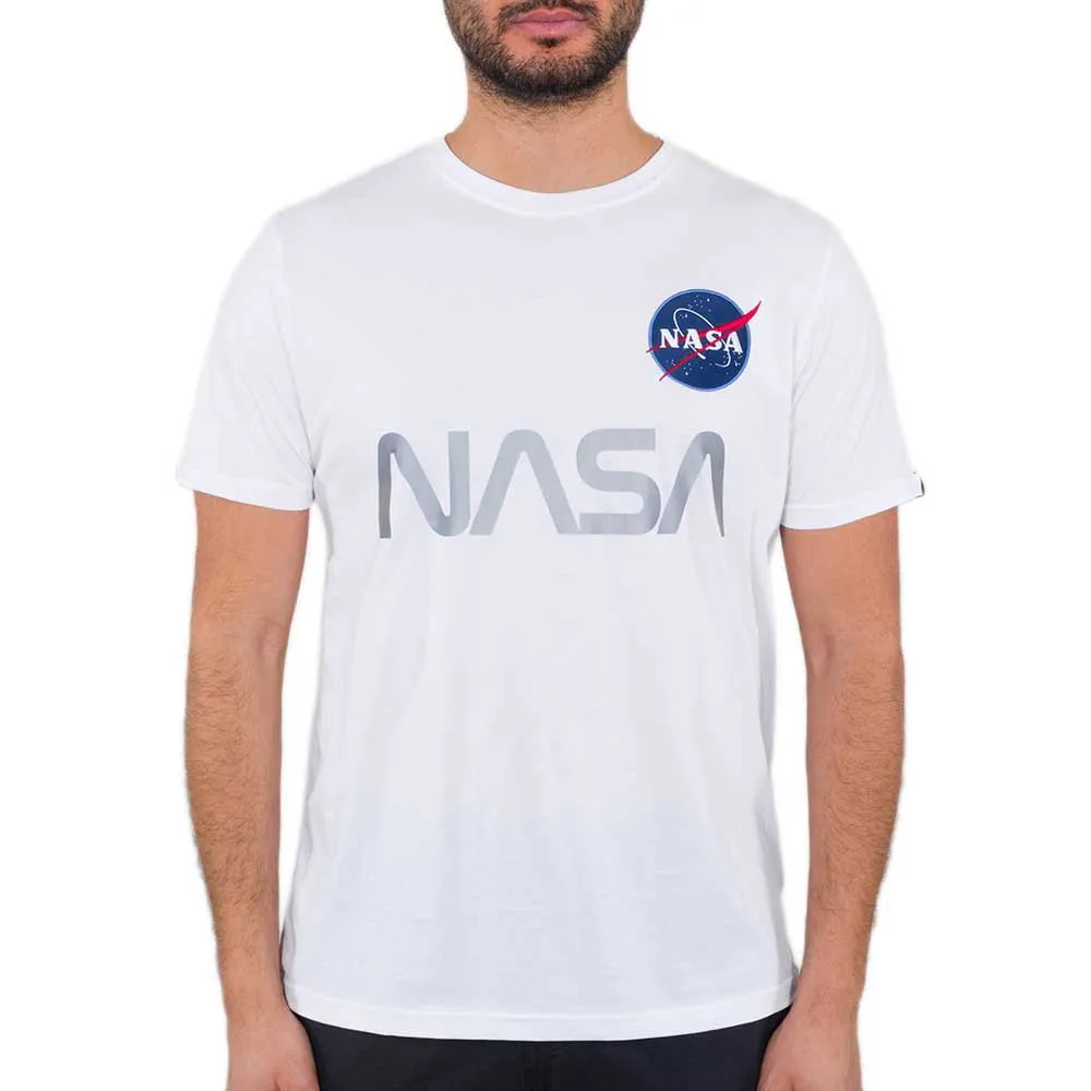 

Футболка Alpha Industries NASA Reflective, белый