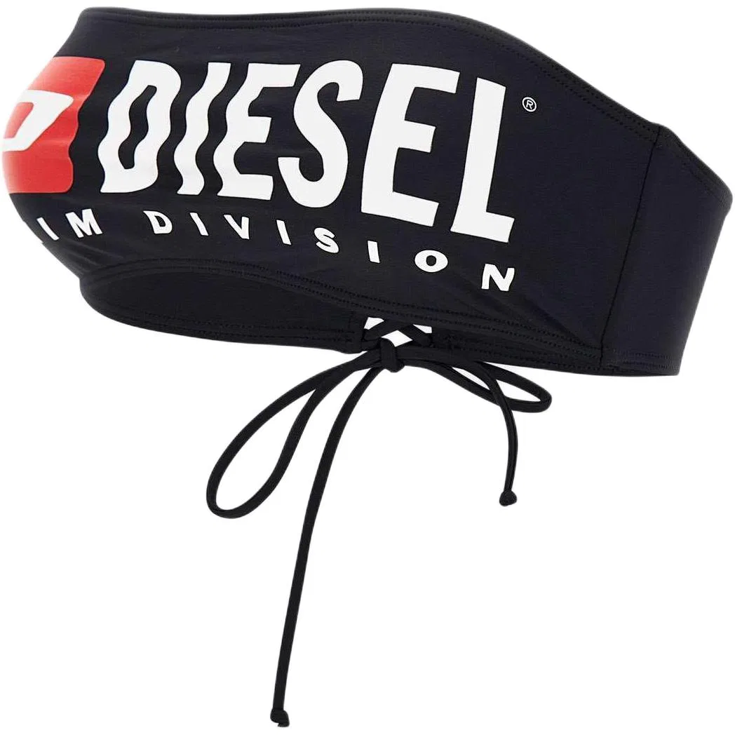 Бюстгальтер без бретелек DIESEL черный — фото 4