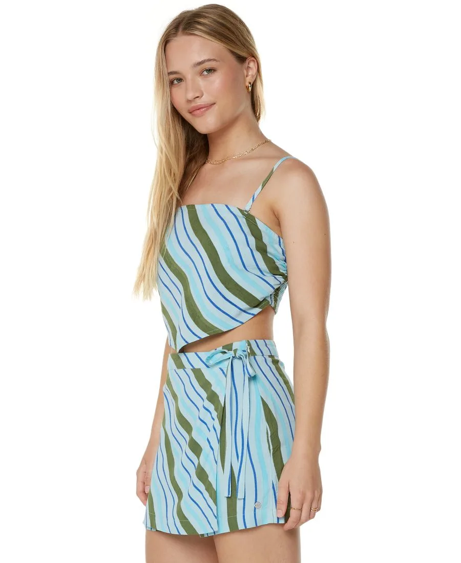 Полосатая бандана Wild At Heart для подростков Roxy, Stratosphere Wavy Lady Stripe — фото 2