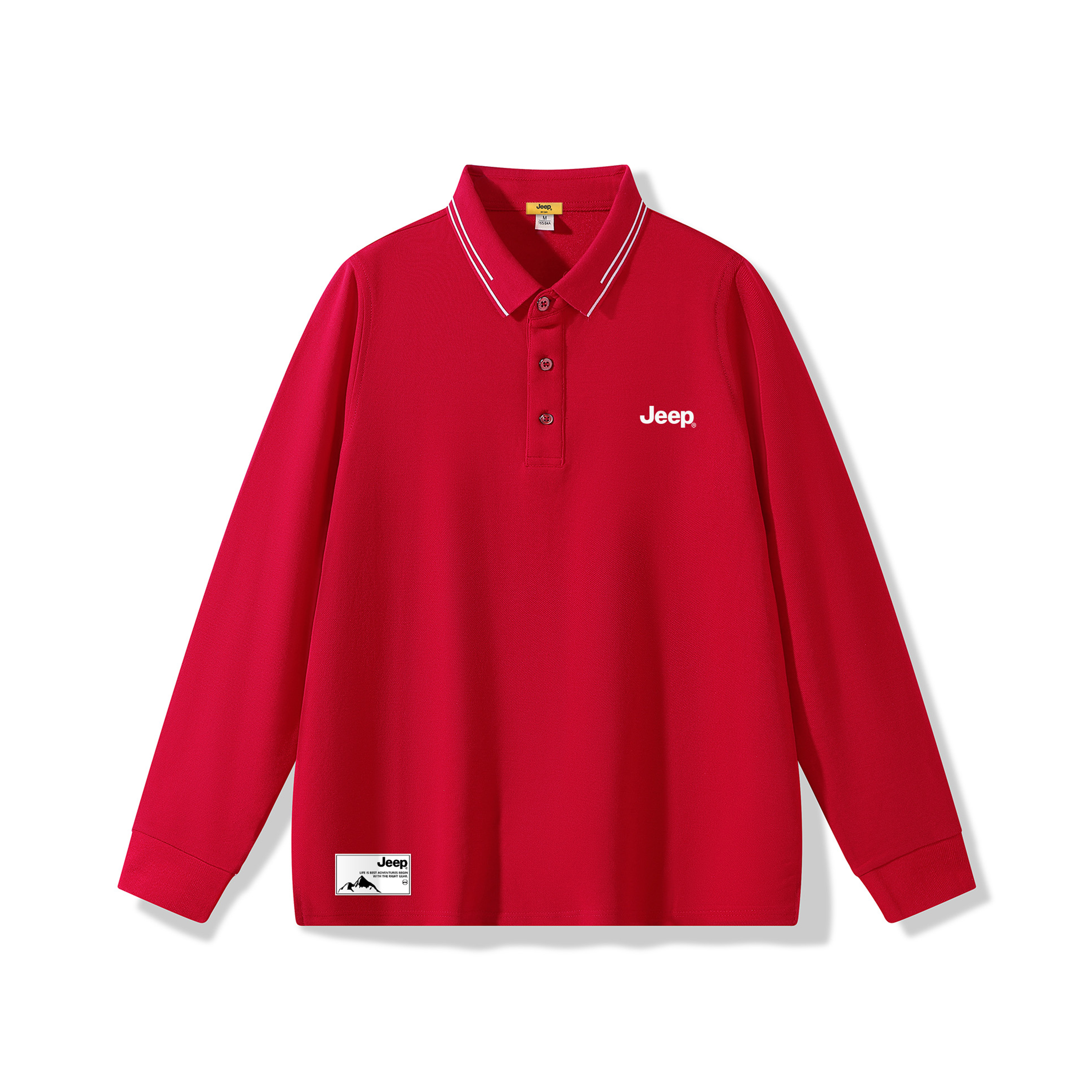 

Футболка-поло Unisex с воротником-поло, умеренно прямого кроя Jeep, true красный