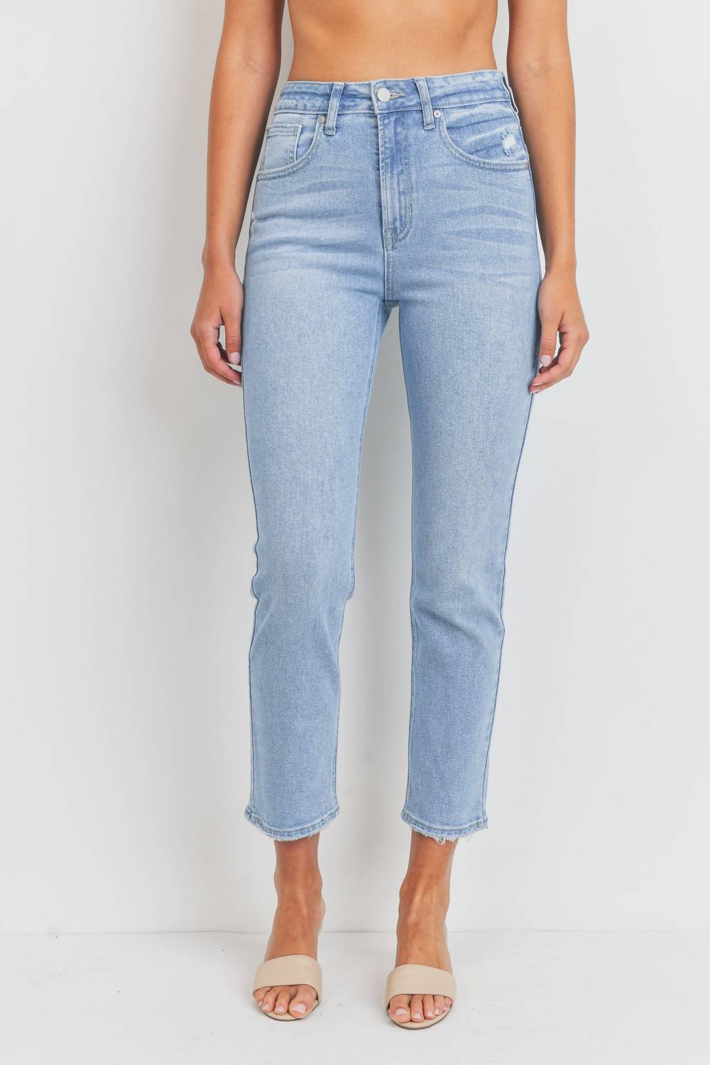 

Джинсы Harrah Classic Slim Straight из светлого денима Just Black Denim, Light Denim