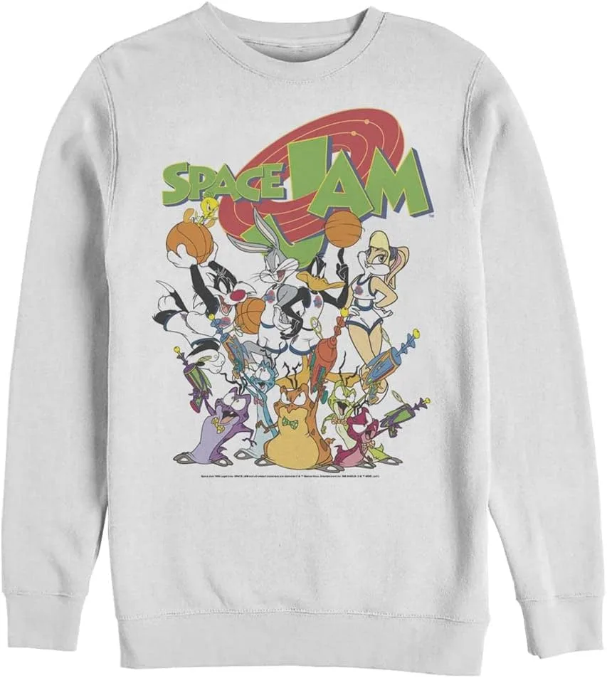

Толстовка Space Jam с длинным рукавом и накладным карманом