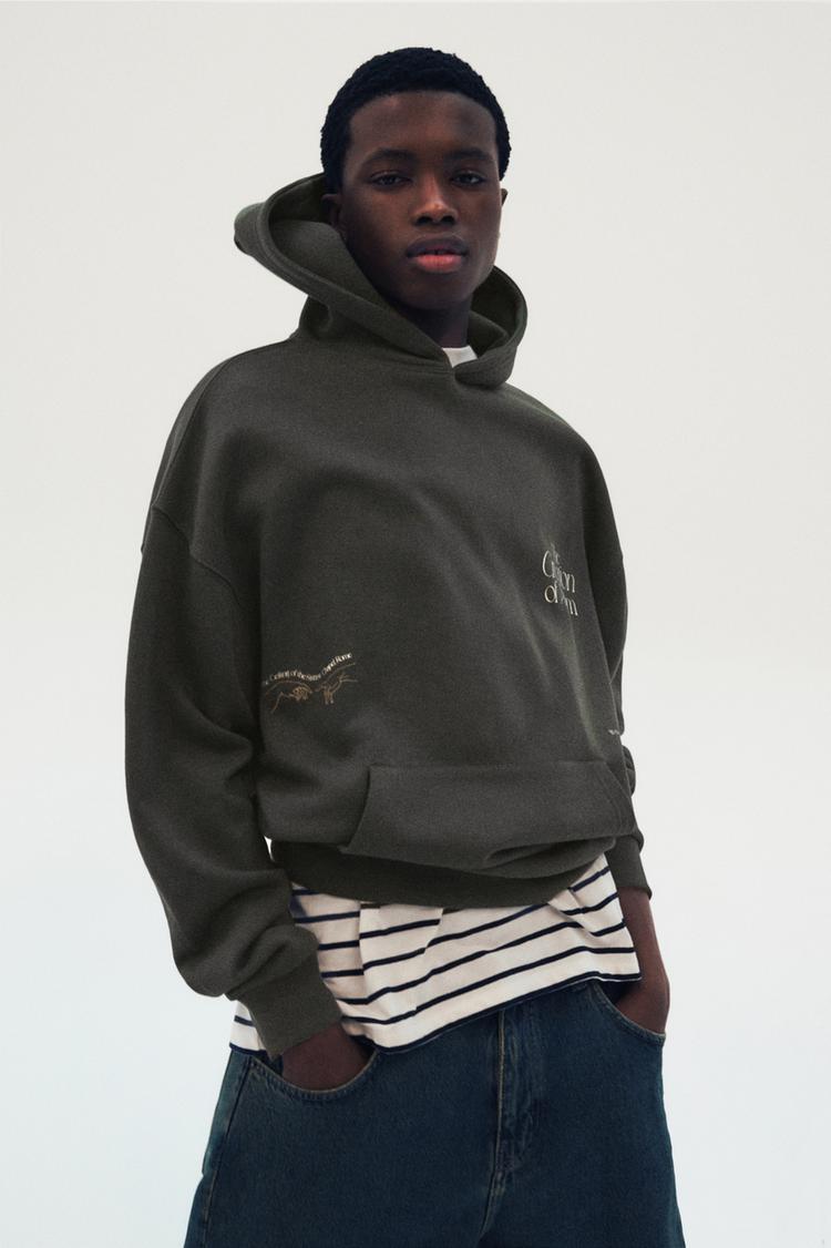 

Создание худи Адама Pull And Bear, серый