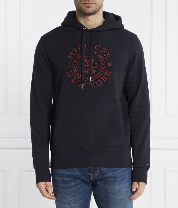 

Большой свитер с эмблемой Regular fit Tommy Hilfiger, синий