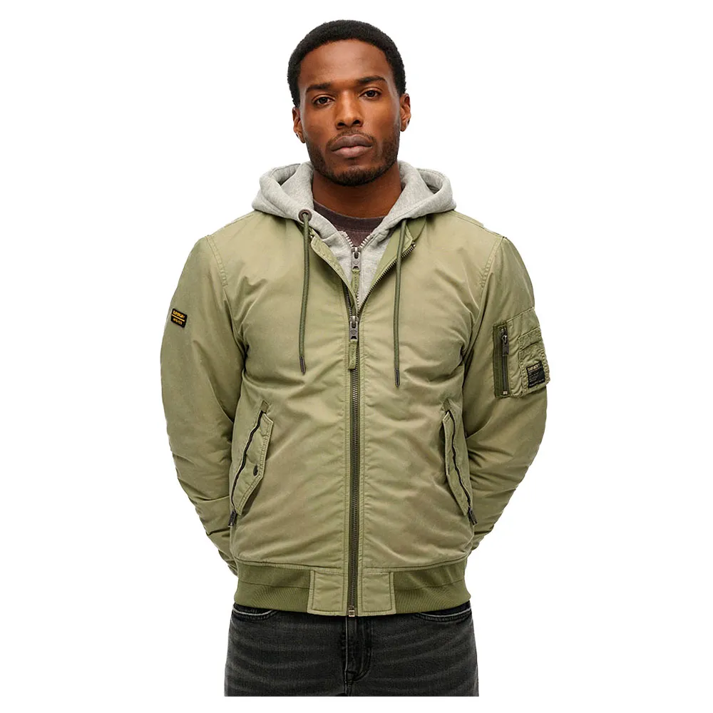 

Куртка Superdry Military MA1 bomber, зеленый