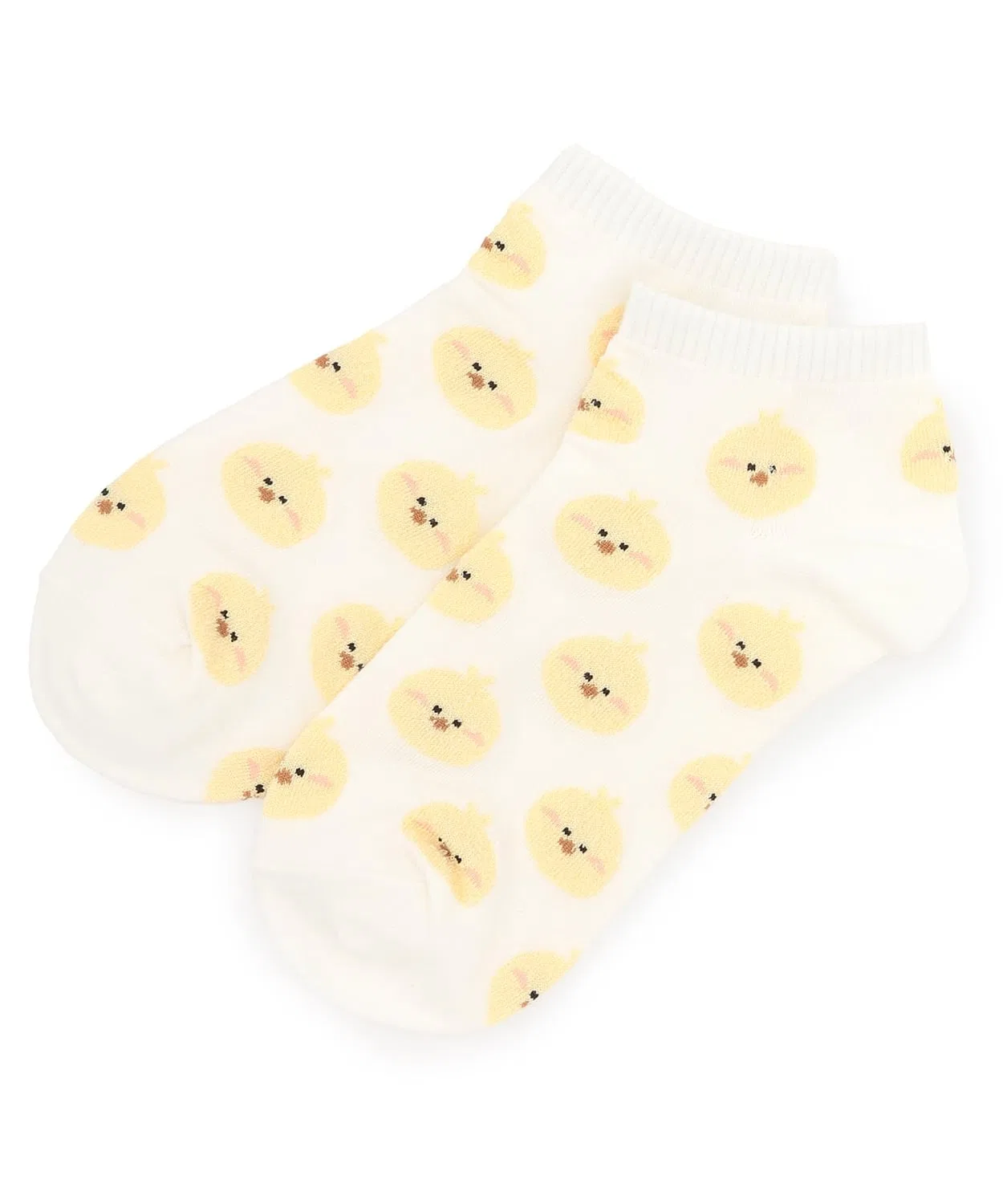 Детские носки с принтом Sneaker Length LOVETOXIC, Off White
