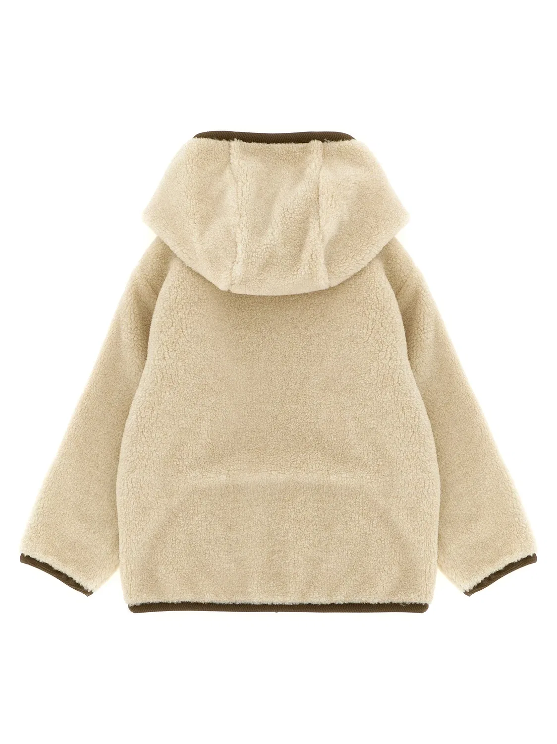 Толстовка Тедди Moncler Enfant, бежевый — фото 2