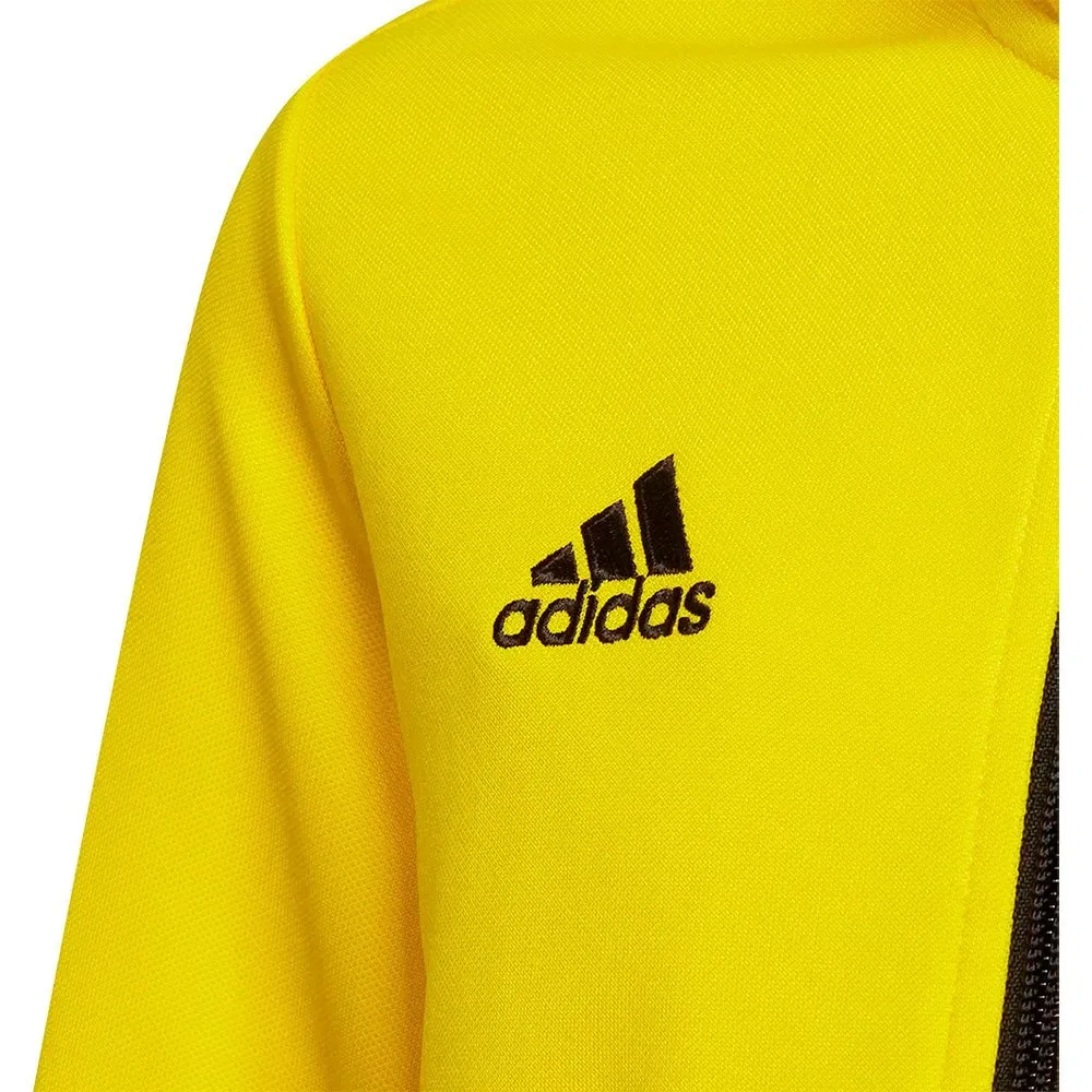 Женская куртка из футера с технологией AEROREADY Adidas Entrada 22, Yellow — фото 4