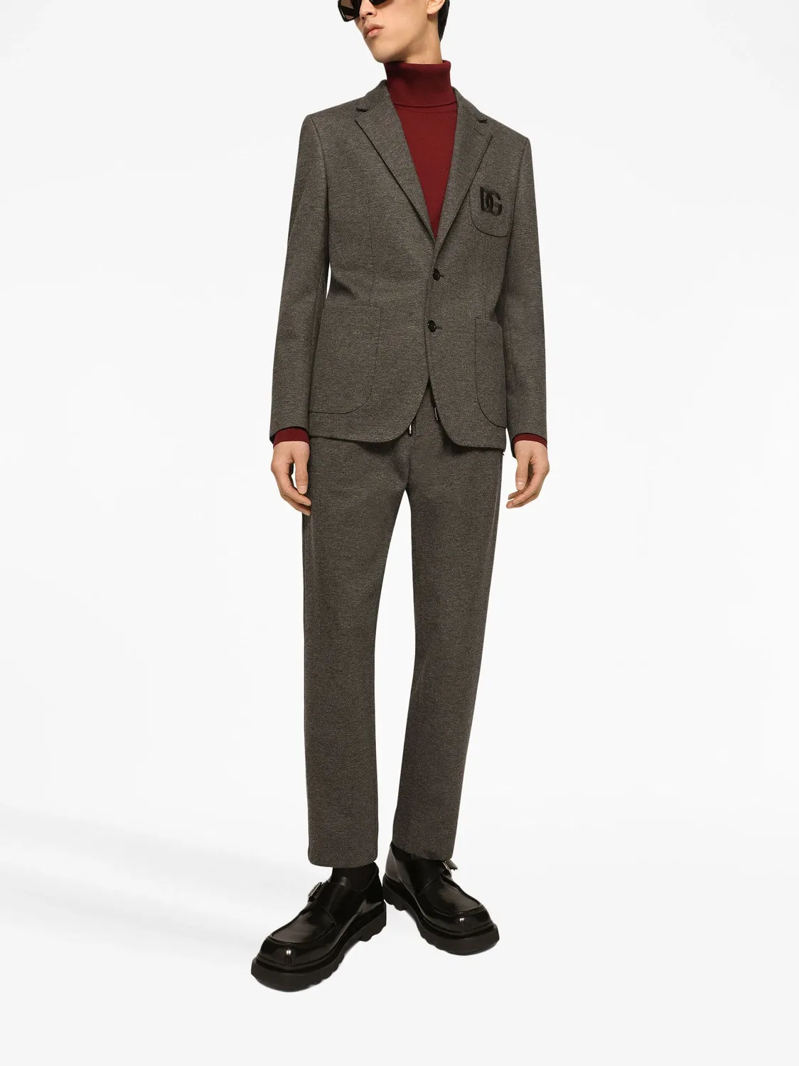 Dolce & Gabbana Джемпер из шерсти, красный — фото 4