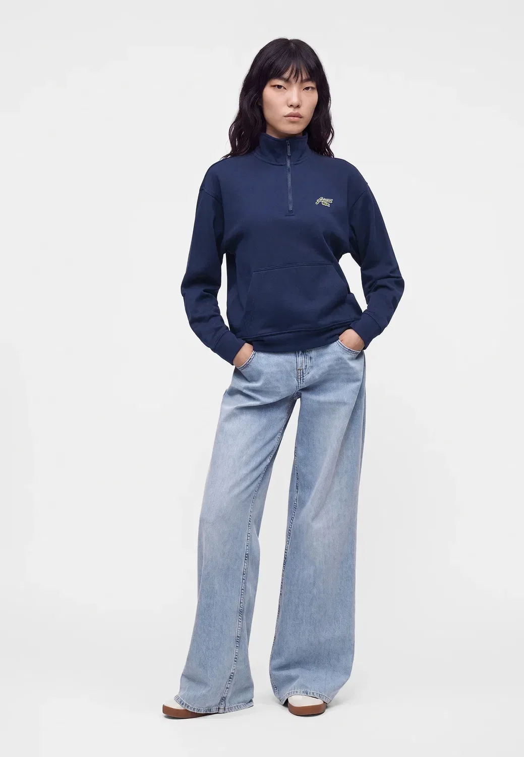 Толстовка Lacoste, Navy Blue — фото 2