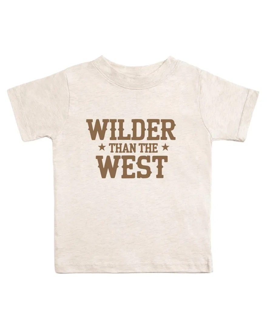 Футболка с коротким рукавом Wilder Than The West Sweet Wink, Natural Heather