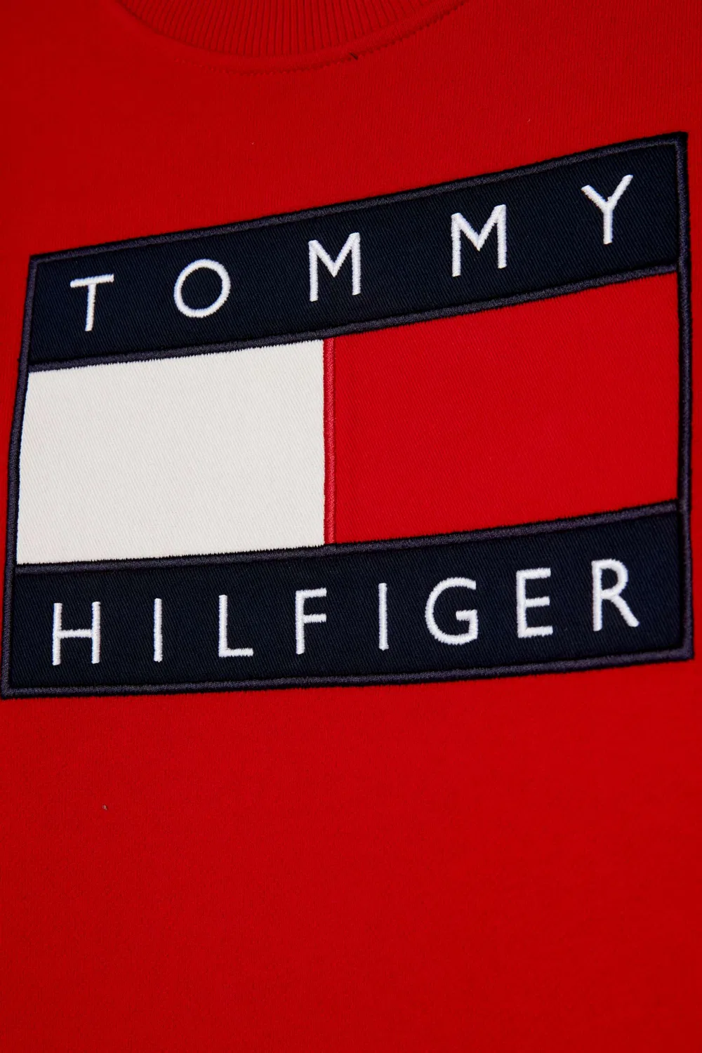 Свитшот с принтом флага Heritage Flag Tommy Hilfiger, красный — фото 3