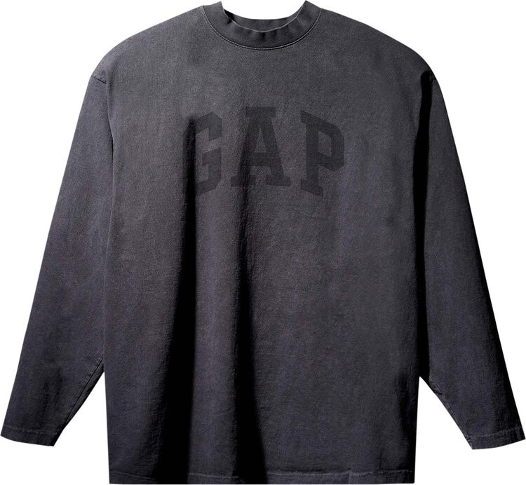 

Лонгслив Yeezy Gap Engineered by Balenciaga Dove Long-Sleeve Tee 'Washed Black', черный