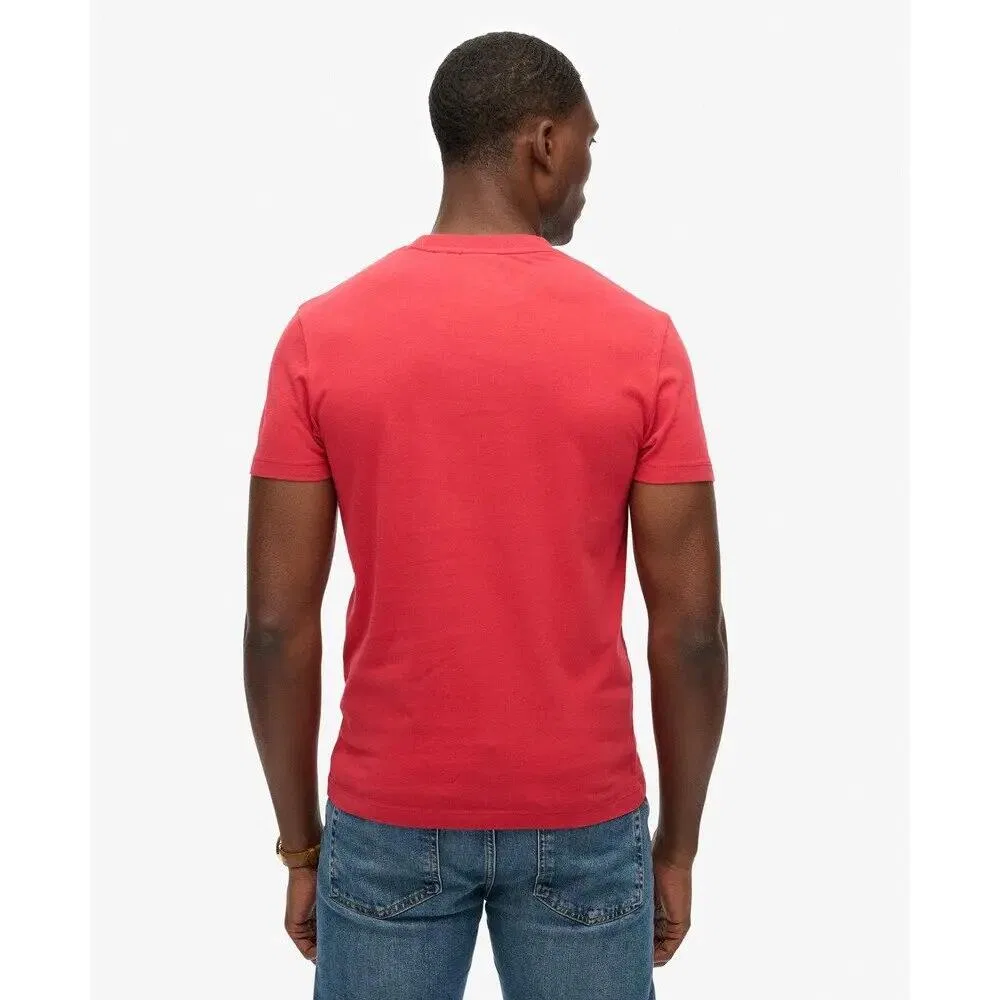 Мужская хлопковая футболка Superdry, ROT — фото 4