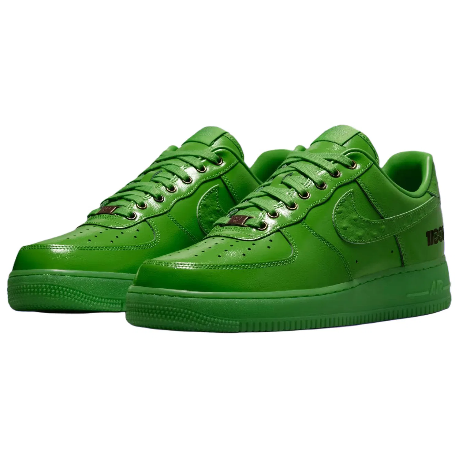 Детские скейтборд-кроссовки Nike Air Force 1 Low, Green Apple Green — фото 4