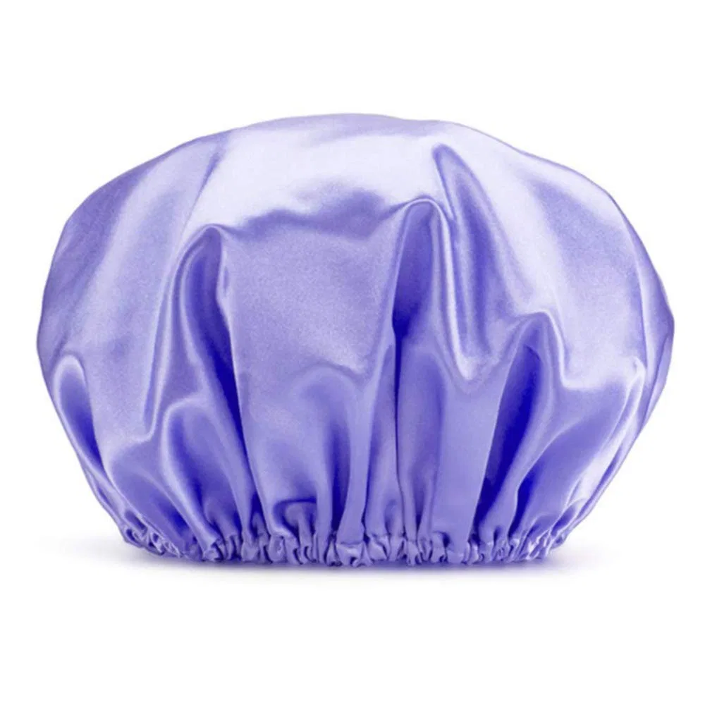 Шапочка для душа двойная водонепроницаемая EVA, Purple Generic
