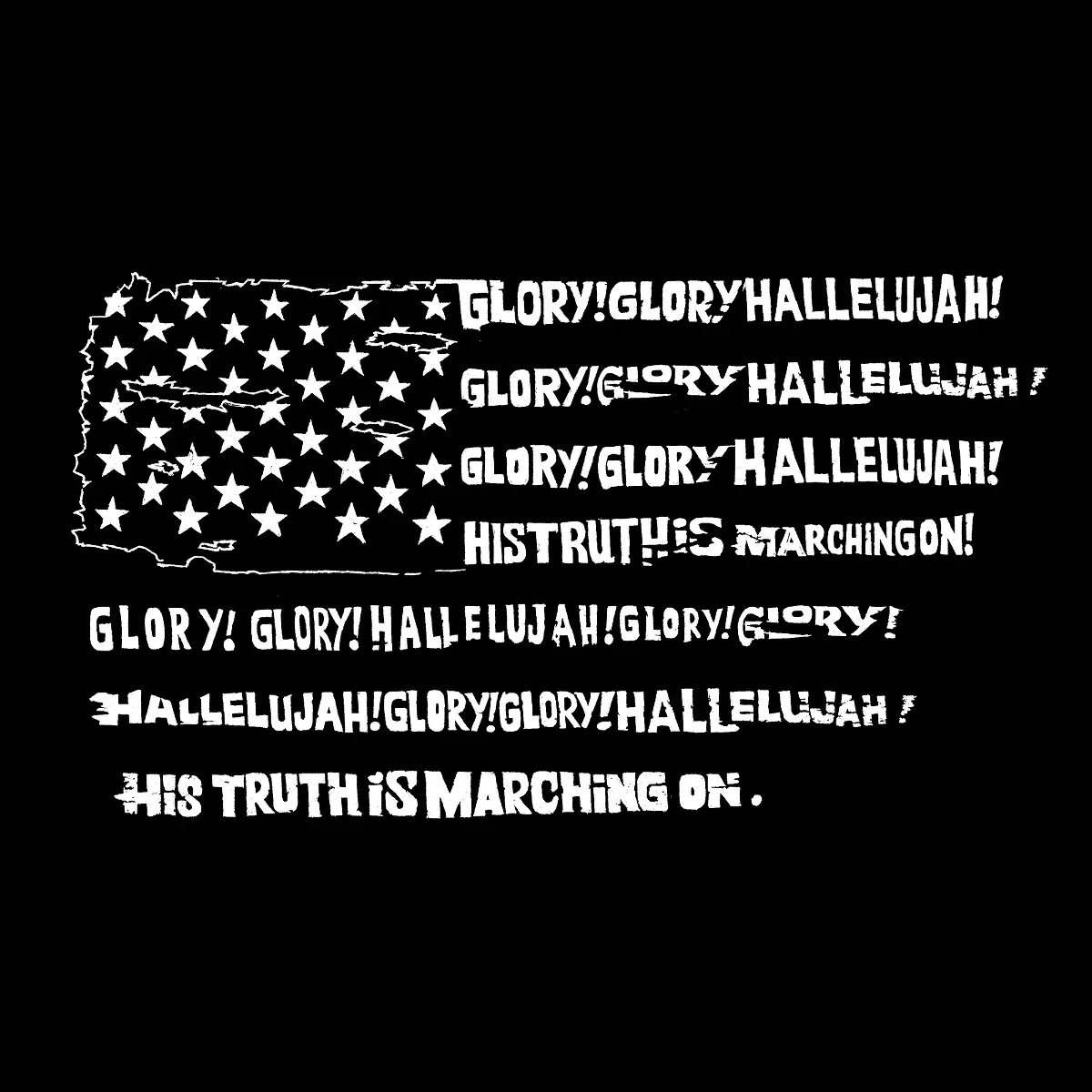 Детский свитшот для девочек с принтом Glory Hallelujah Flag LA Pop Art, Black — фото 2