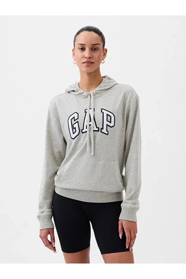 Женские свитшот с принтом Gap, Gray-000