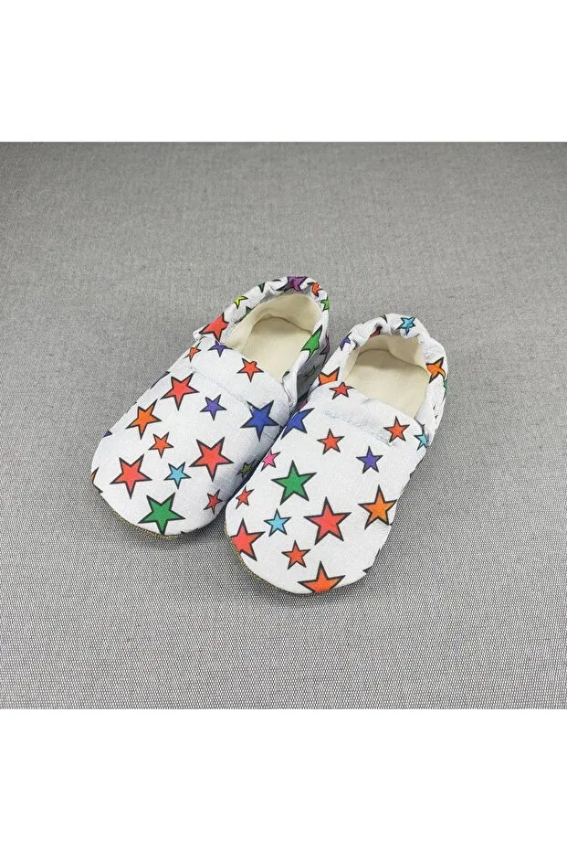 Детские тапочки-носочки с принтом Party Loove Bebe, Starry Gray — фото 4