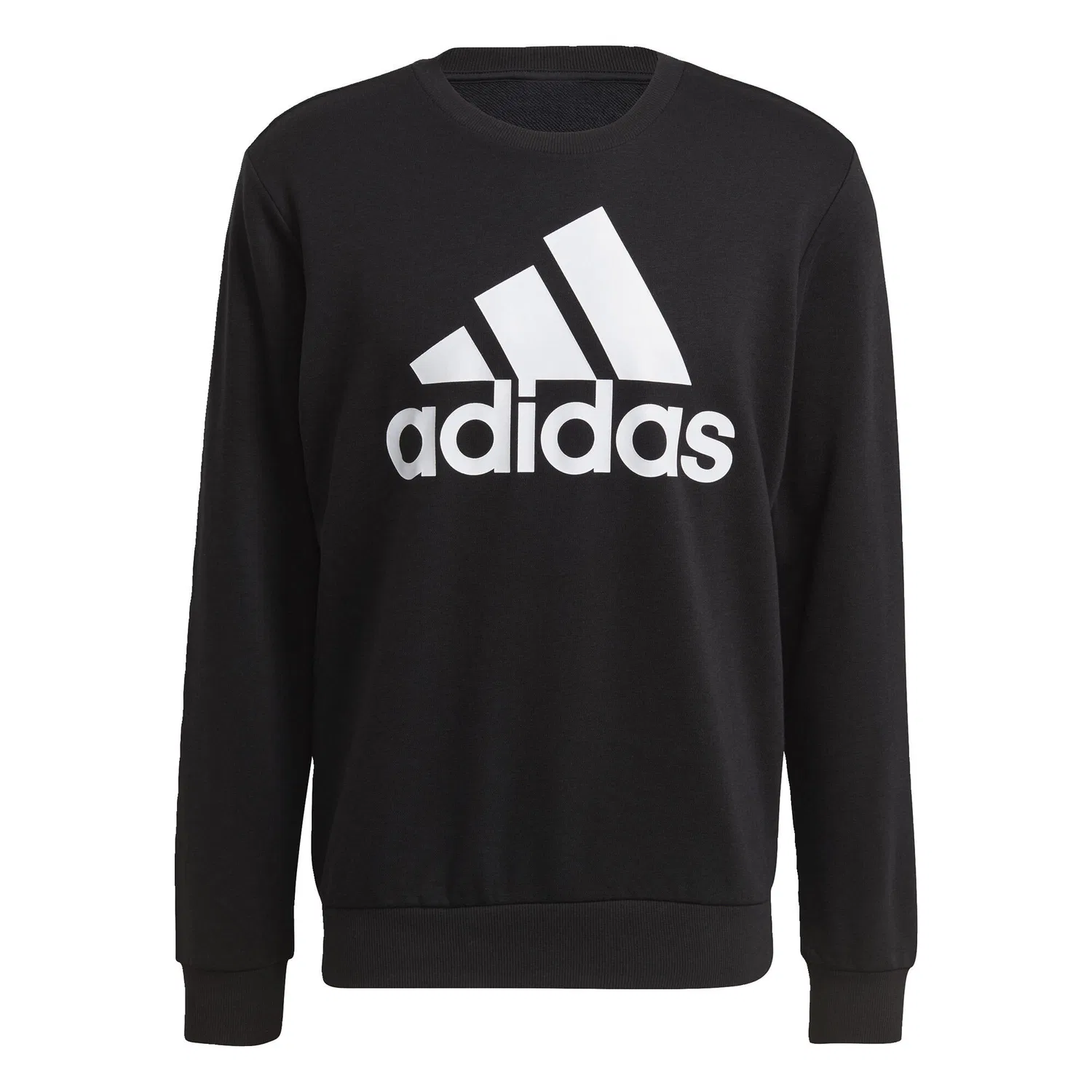 Мужской свитшот с принтом Essentials Big Logo Adidas, Schwarz Weiss