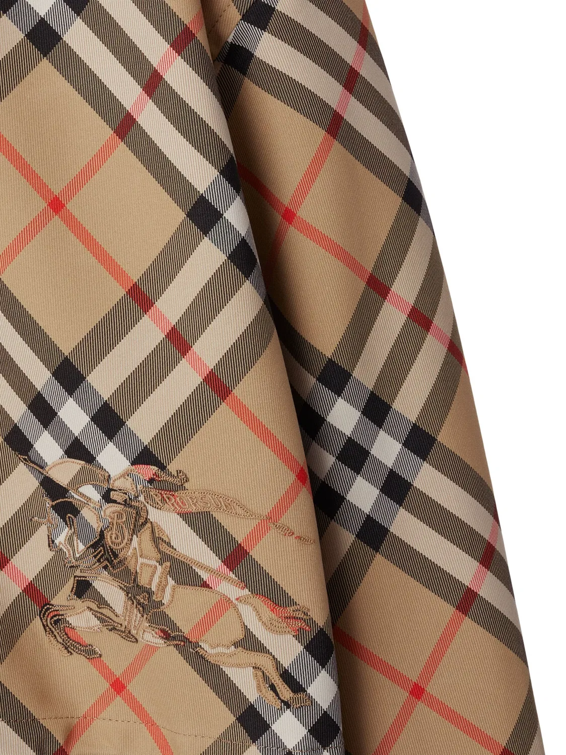Куртка в клетку Burberry, нейтральный — фото 4